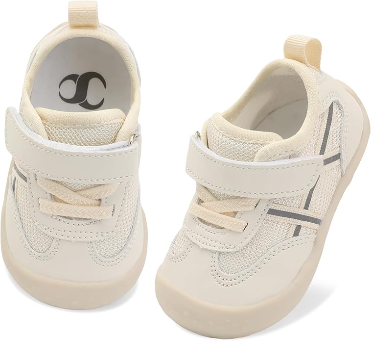 Scurtain Baby Shoes Boy Girl First Walking Shoe Infant Crib Breathable Sneakers Lightweight Barefoot Shoes for Babies