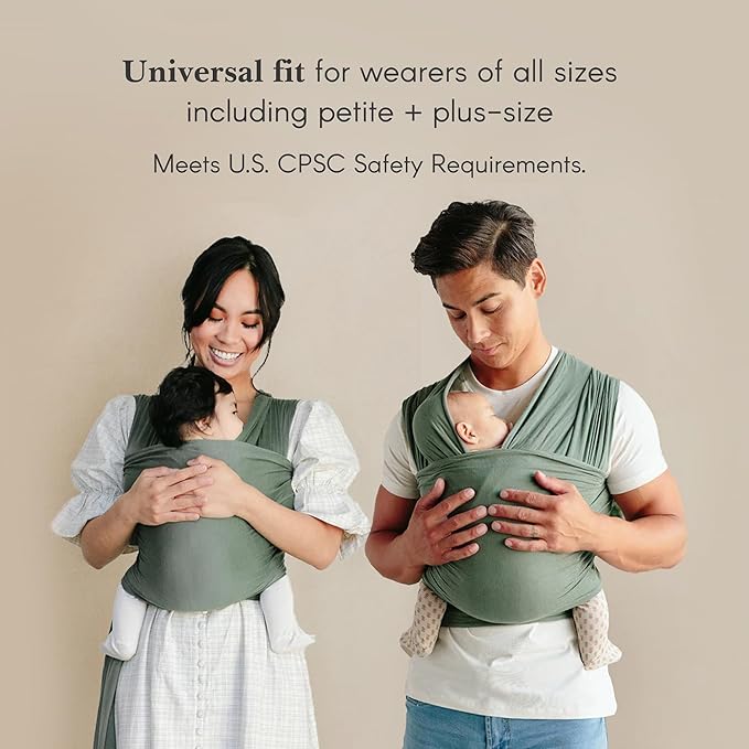 Solly Baby Wrap, Buttery-Soft Baby Carrier Newborn to Toddler 8-25 Lbs., Lightweight & Hands-Free Infant Sling Wrap, Breathable Carrier, Baby Wearing & Postpartum Essential, New Mom Gift, Ballet