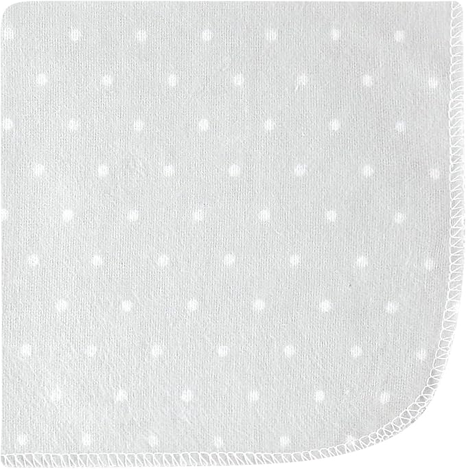 Hudson Baby Unisex Baby Flannel Cotton Washcloths 12-Pack, Wild Forest Pink, One Size