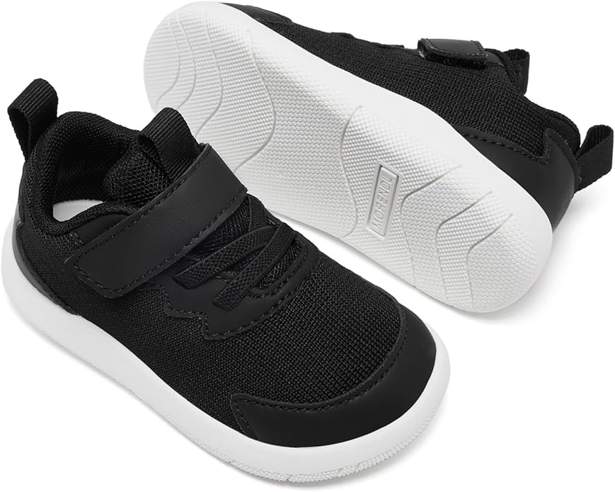 MORENDL Wide Toddler Shoes Baby Walking Shoes Boys & Girls Barefoot Sneakers Zero Drop Comfort Tennis Running Outdoor Activities