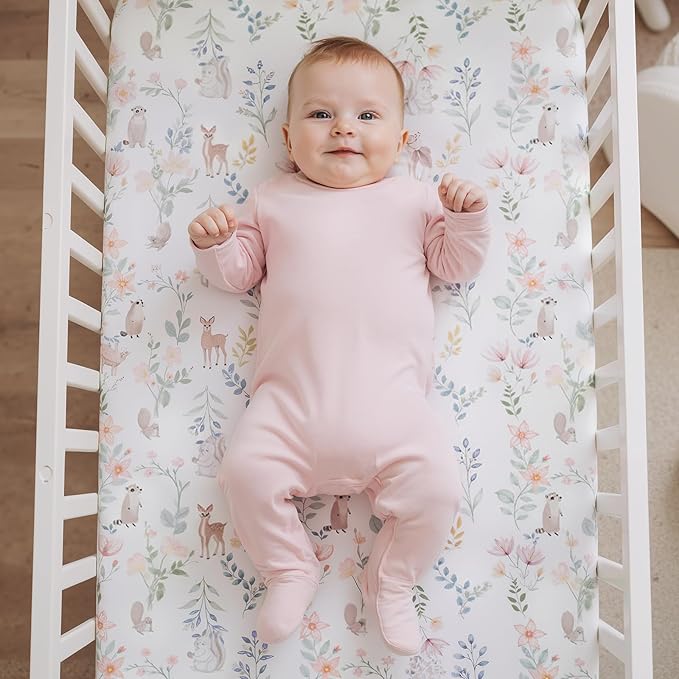 Quilted Changing Table Cover (2-Pack) Fitted Diaper Changing Pad Cover, Soft Breathable Ideal for Boys Girls (2-Pack)