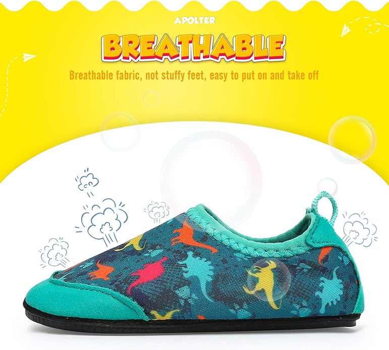 Baby Boys and Girls Swim Water Shoes Barefoot Aqua Socks Non-Slip for Beach Pool Toddler Kids