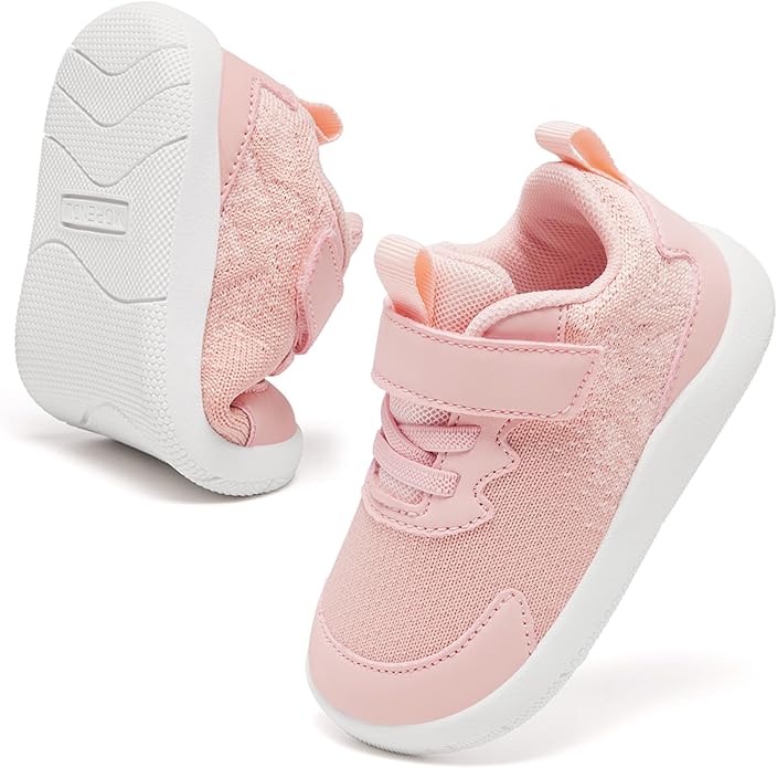 MORENDL Wide Toddler Shoes Baby Walking Shoes Boys & Girls Barefoot Sneakers Zero Drop Comfort Tennis Running Outdoor Activities