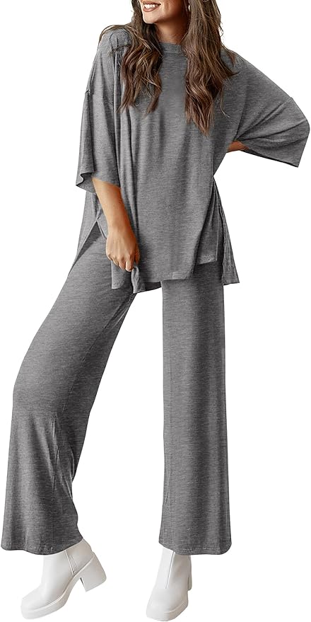 PRETTYGARDEN Two Piece Sets for Women Summer Fashion Lounge Matching Set 2026 Spring Travel Vacation Airport Outfits Clothing