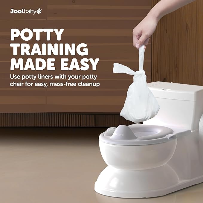Disposable Potty Liners – Universal Fit for Potty Chairs, Super-Absorbent (30 Count) – Jool Baby