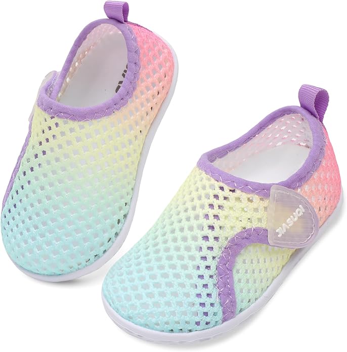 JIASUQI Baby Boys Girls Barefoot Swim Pool Water Shoes Beach Walking Sandals Athletic Sneakers