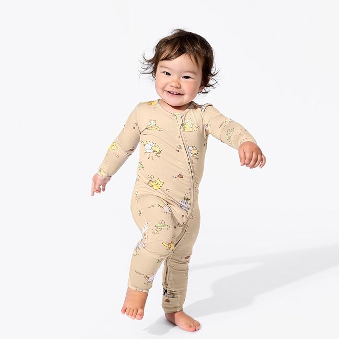 Bellabu Bear Convertible Footies for Baby Boys & Baby Girls, Family Matching Pajamas, Rayon from Bamboo