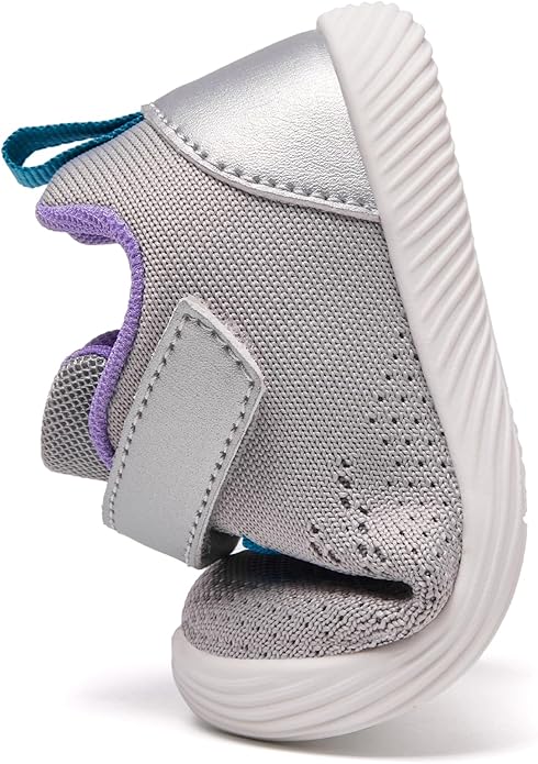MORENDL Toddler Sneakers Baby Boys & Girls Barefoot Shoes Lightweight Breathable Walking Running Tennis Athletic Sport Shoes