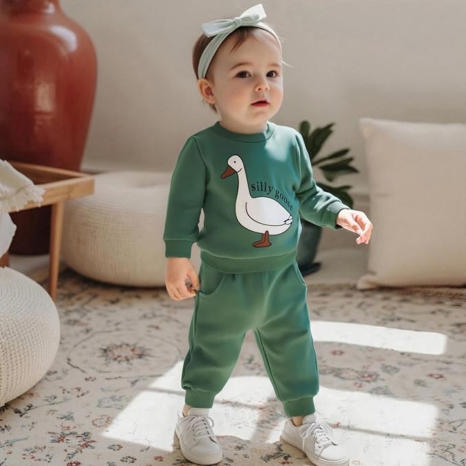 Infant Baby Boy Fall Clothes Set Funny Letter Sweatshirt Pant Outfit Toddler Winter Clothes 6 12 18 Months 2T 3T