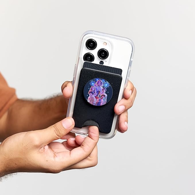 Stranger Things Group Shot Fireworks PopSockets PopWallet for MagSafe