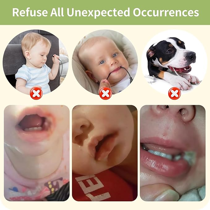 Child Proof Charger Cover, USB Charger Protector for Baby Proofing, Electrical Baby Safety Products, Prevent Baby from Biting Charging Cable End（4Pcs）