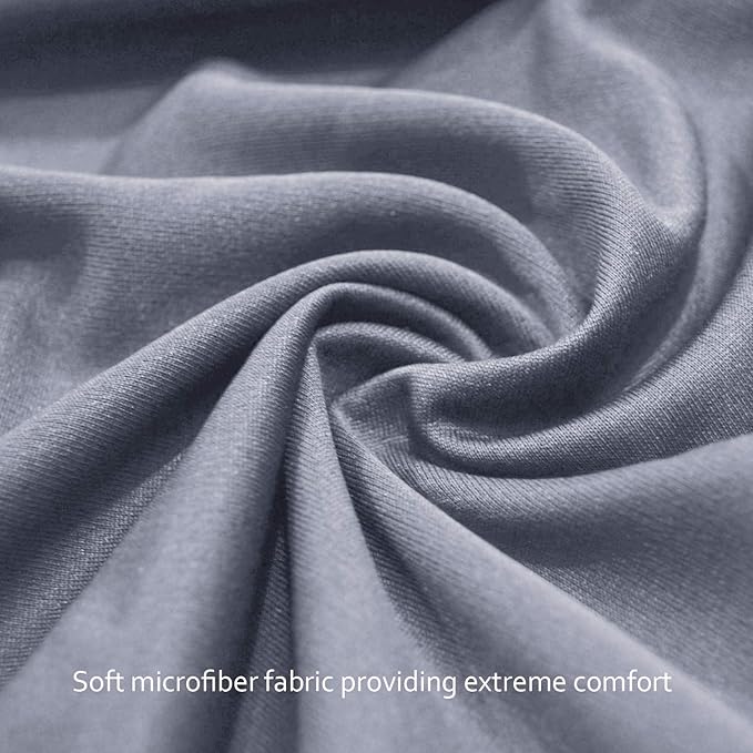 Biloban Crib Sheets Fitted, 2 Pack Crib Sheet Fits for Standard Crib Mattress, Neutral Toddler Bed Sheets for Baby Boys and Girl, Grey, 52”X 28”