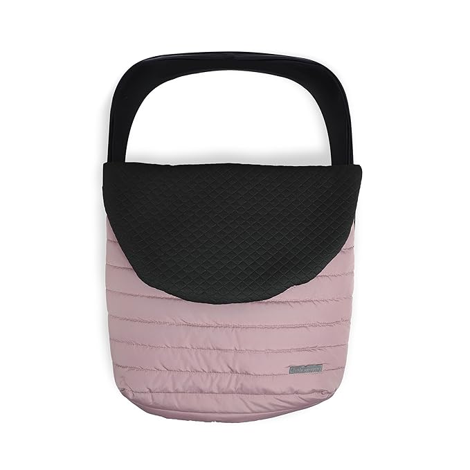 Little Unicorn Winter Car Seat Cover | Premium Insulated Fabric | Universal Fit & Easy to Install | Travel Bag Included (Mauve)