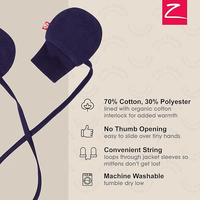 Zutano baby-boys Fleece Mittens
