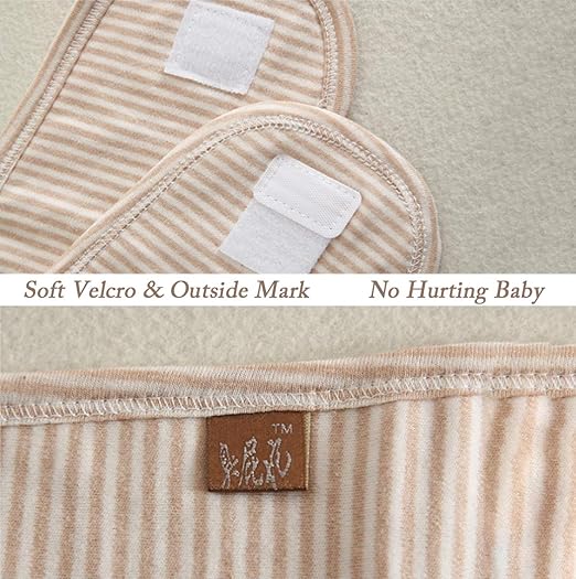 wonuu Baby Umbilical Cord Belt, Infant Belly Binder Hernia Care Navel Truss Support Newborn Warm Essential with Breathable Organic Cotton (4 Pack)