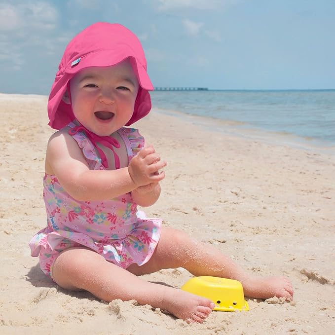 Green Sprouts Unisex-Baby Flap Sun Protection Swim HatHat