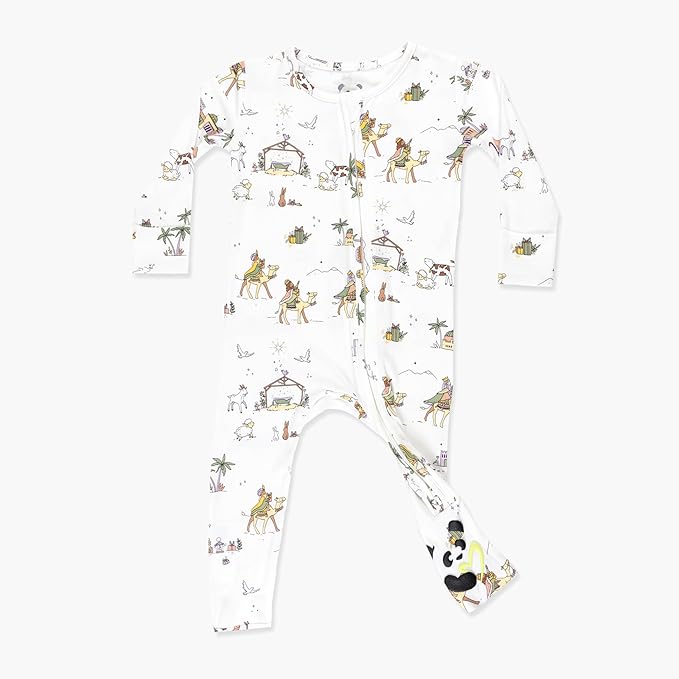 Bellabu Bear Convertible Footies for Baby Boys & Baby Girls, Family Matching Pajamas, Rayon from Bamboo