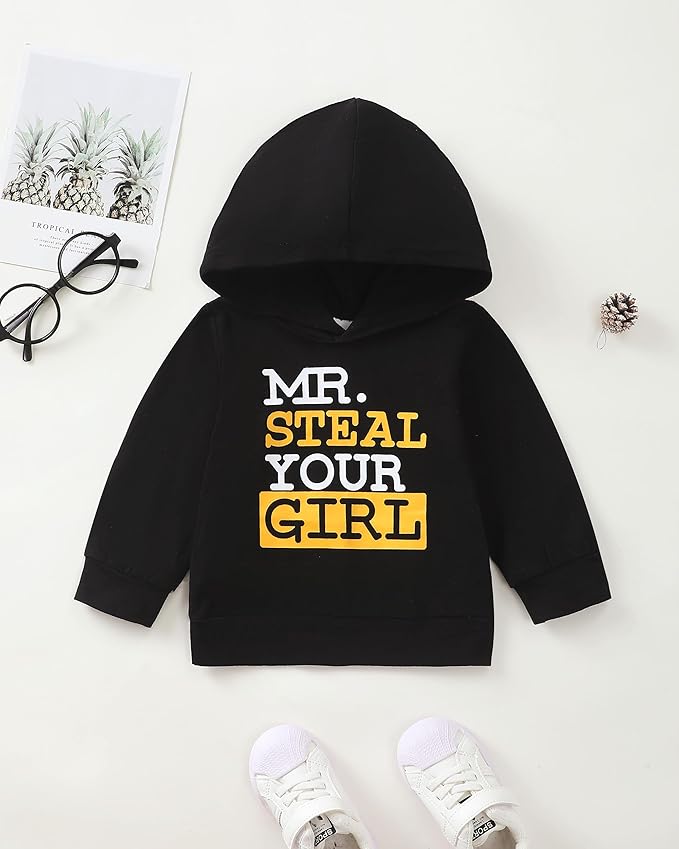 NZRVAWS Toddler Baby Boy Clothes 6 12 18 24 Months Long Sleeve Hoodie Sweatshirt Fall Winter 2-8T Little Boy Outfits