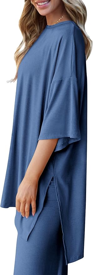 PRETTYGARDEN Two Piece Sets for Women Summer Fashion Lounge Matching Set 2026 Spring Travel Vacation Airport Outfits Clothing