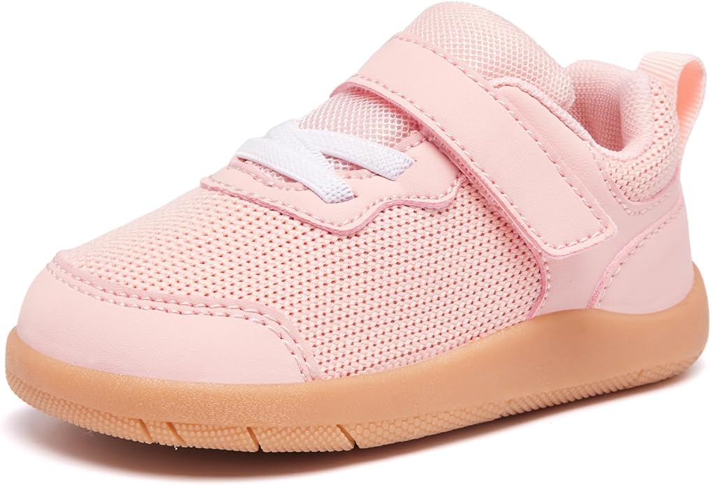 Wide Toe Box Toddler Shoes Baby First Walking Shoe Boys Girls Non-Slip Zero Drop Minimalist Tennis Sneakers