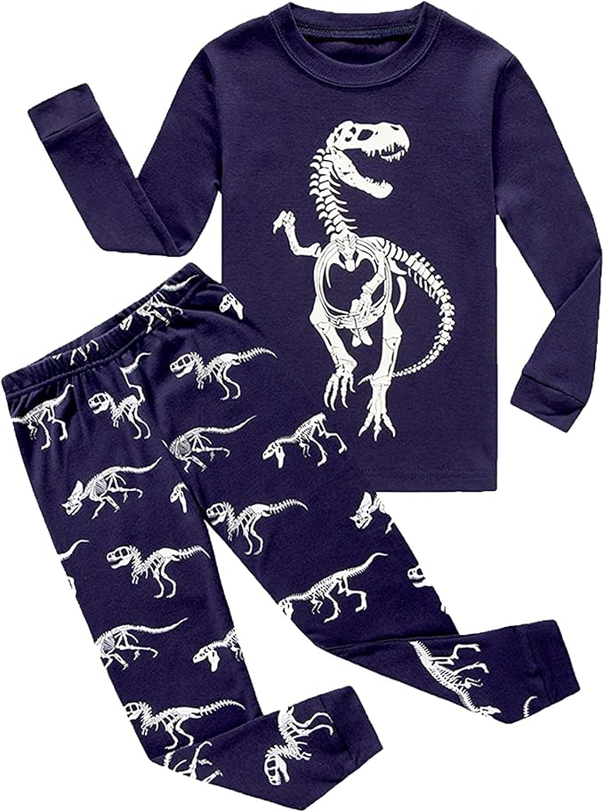 Family Feeling Little Big Boy Pajamas Sets 100% Cotton Pjs Kids Jammies