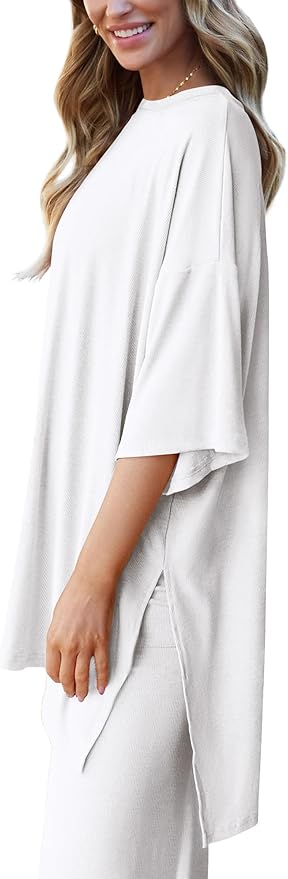 PRETTYGARDEN Two Piece Sets for Women Summer Fashion Lounge Matching Set 2026 Spring Travel Vacation Airport Outfits Clothing