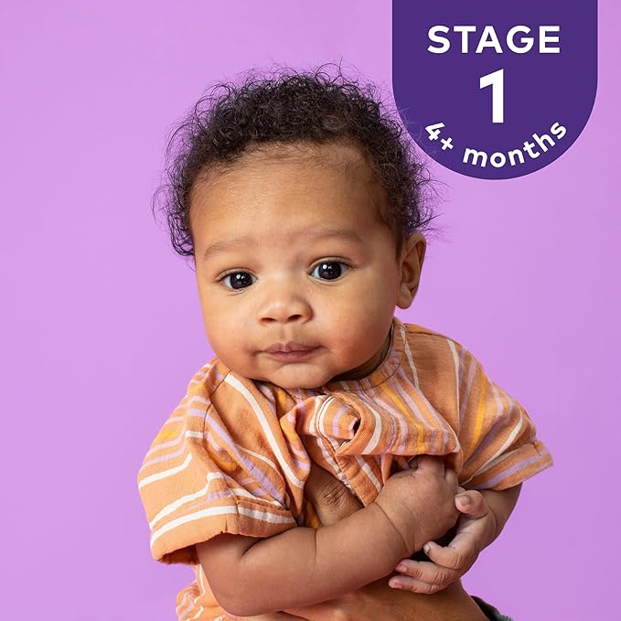 Plum Organics Stage 1 Organic Baby Food - Just Prunes - 3.5 oz Pouch (Pack of 6) - Organic Baby Food Pouch
