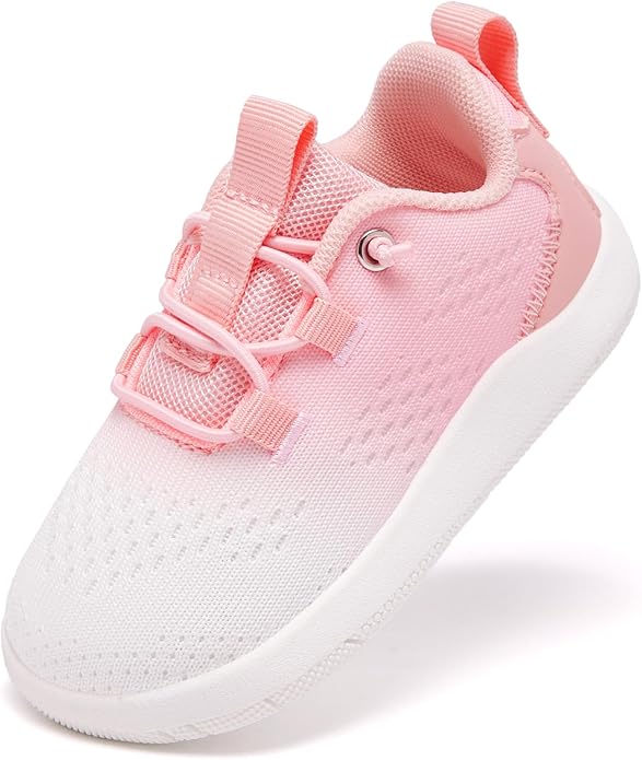 MORENDL Wide Toddler Shoes Baby Walking Shoes Girls Boys Zero Drop Minimalist Sneakers Slip On Tennis Shoe Breathable Naturally Flexible