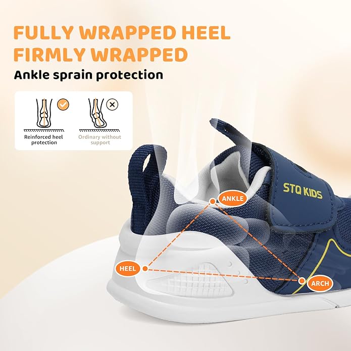 Baby Barefoot First Walking Shoes with Wide Toe Box Orthopedic Toddler Shoes for 6 12 18 24 Months
