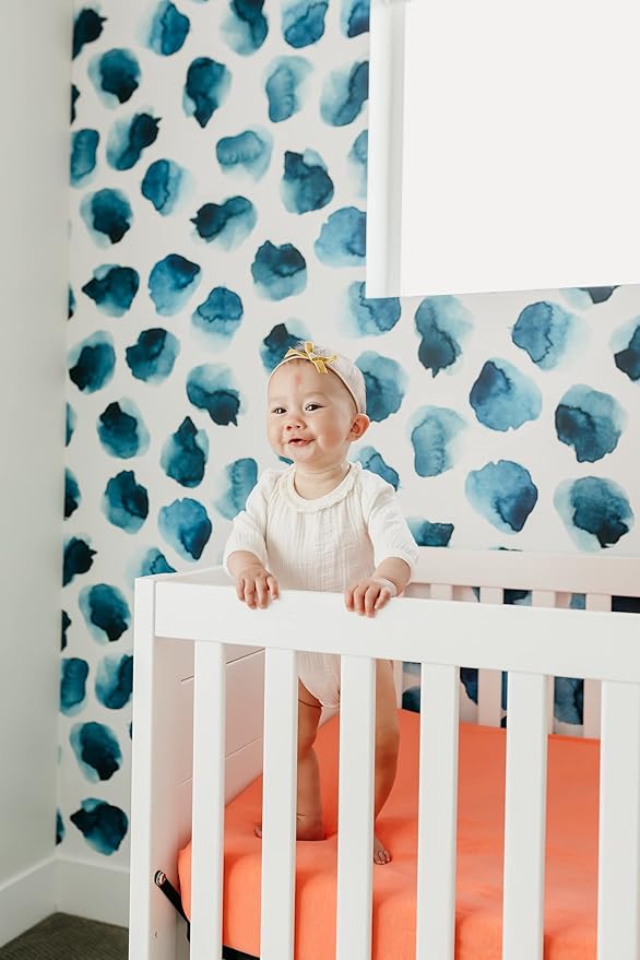 Stella Copper Pearl Premium Knit Crib Sheets - Breathable and Soft, Fitted Sheets for Standard Mattresses, Perfect for Baby Registry or Shower Gift