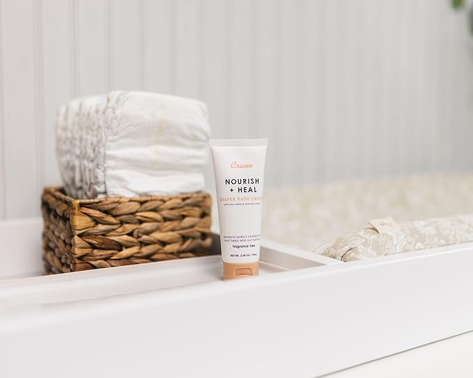 Crane Baby Diaper Cream, Nourish, Heal, and Protect, 2.54 oz