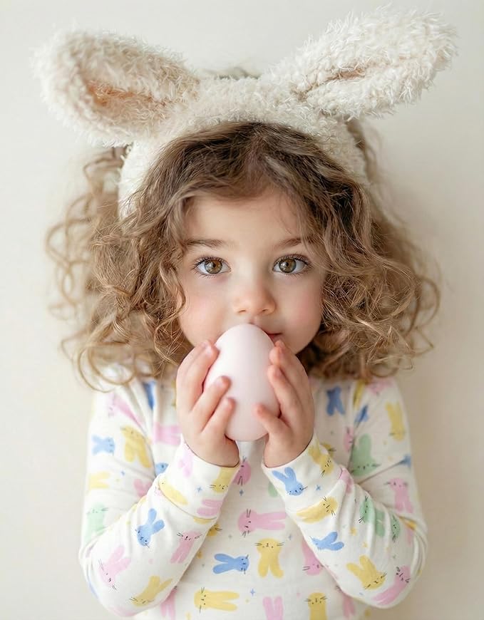 moimoln Sibling Matching 6M-8Y Soft Warm Cotton Modal Character Long Sleeve Snug-Fit Pajama Long Sleeve Sleepwear Daily
