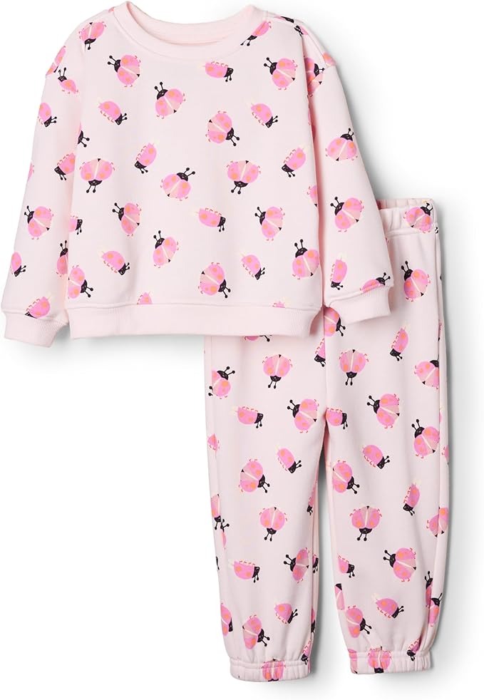 Amazon Essentials x Sofia Grainge Unisex Toddlers and Babies' Sweatshirt & Sweatpant Set