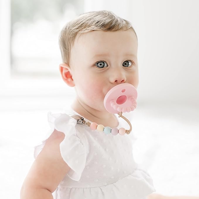 Ryan & Rose Cutie PAT Pacifier Teether (Starter Kit, Girl)