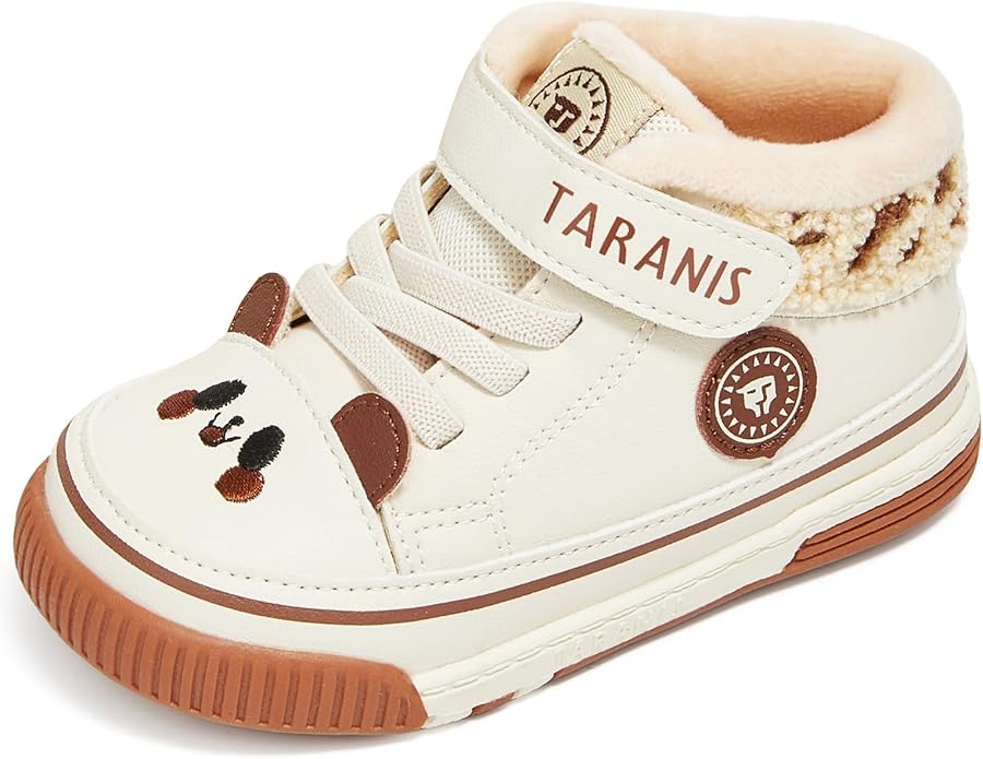 TARANIS Baby Squeaky Shoes Walking Sneakers with On/Off Squeaker Switch Non-Slip First Walkers Soft Rubber Toe Breathable Mesh