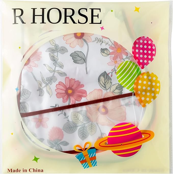R HORSE 5Pcs Baby Bibs Set Toddler Bibs with Crumb Catcher Pocket & Snap Button Waterproof Baby Feeding Bibs for 6-24 Months
