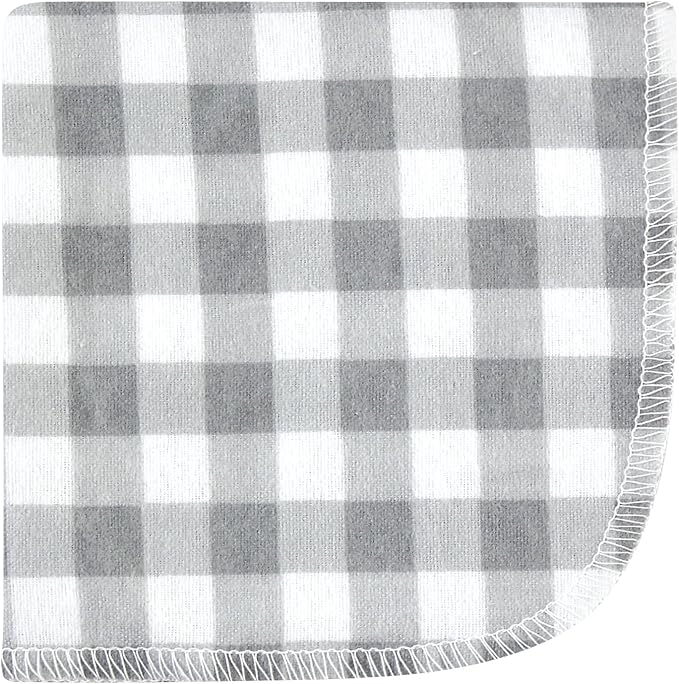 Hudson Baby Unisex Baby Flannel Cotton Washcloths, Cute Farm 10 Pack, One Size