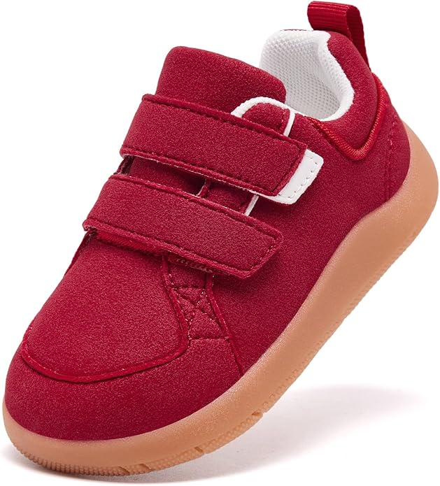 MORENDL Boys & Girls Walking Shoes 0-4 Years Baby Wide Toe Box Barefoot Shoes Toddler Sneakers