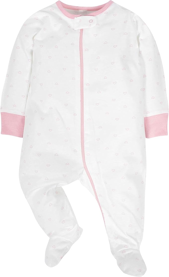 Gerber baby-girls 4 Pack Sleep 'N Play Footie