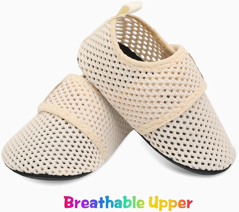 JIASUQI Baby Boys and Girls Barefoot Swim Water Skin Shoes Aqua Socks for Beach Swim Pool