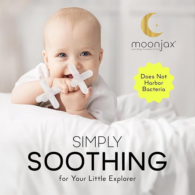 Silicone Baby Teething Toys - Baby teether for Infants, Toddlers, Newborns, CPSIA Certified, FDA Formulated Material
