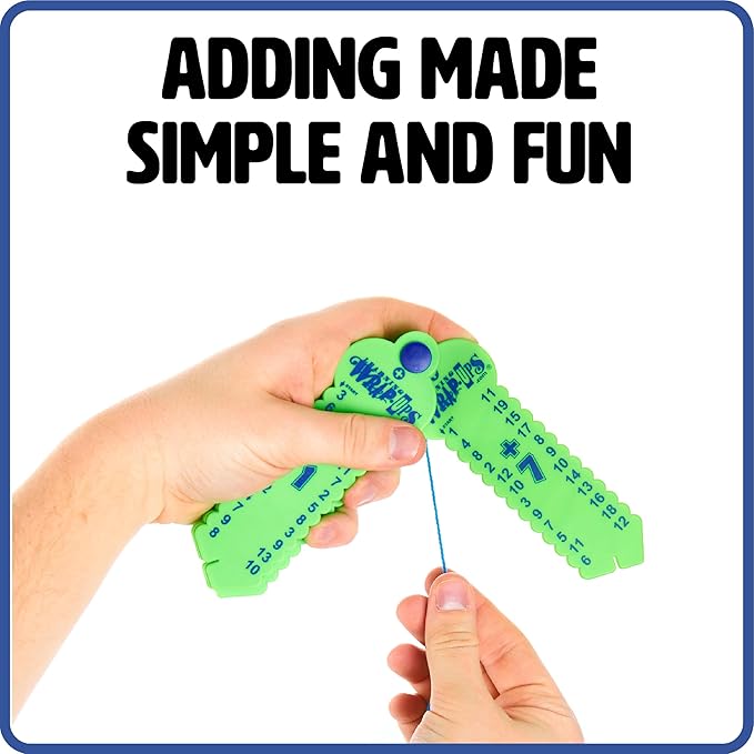 Learning Wrap-Ups Addition Keys - Self Correcting Math Tool for Kids Grade Level K-3