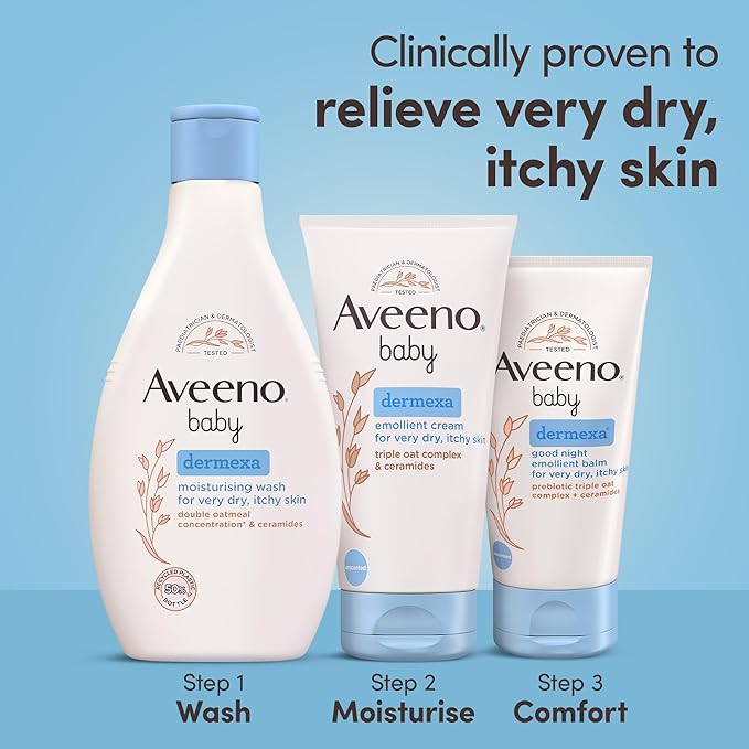 Aveeno Baby Dermexa Good Night Emollient Balm, 75 ml