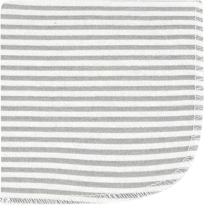 Hudson Baby Unisex Baby Flannel Washcloths, Farm Friends Cream 10Pk, One Size