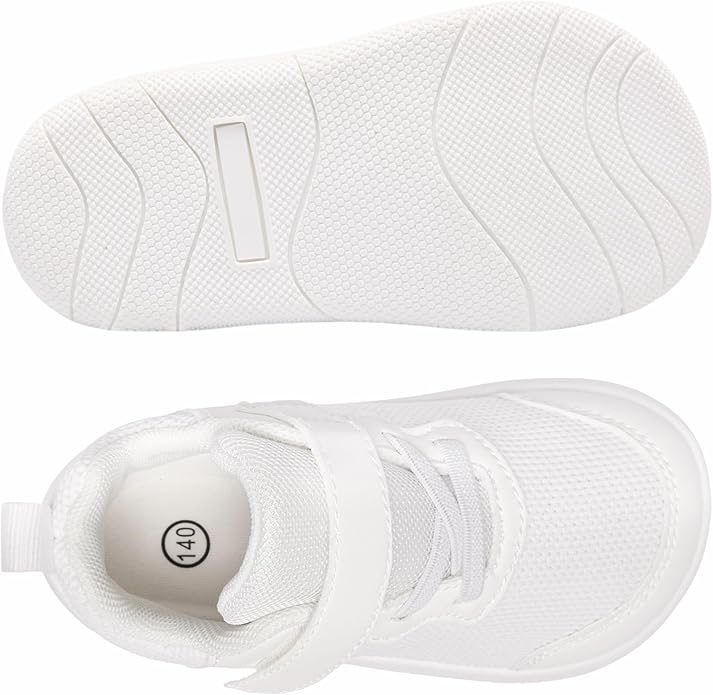 Wide Toe Box Toddler Shoes Baby First Walking Shoe Boys Girls Non-Slip Zero Drop Minimalist Tennis Sneakers
