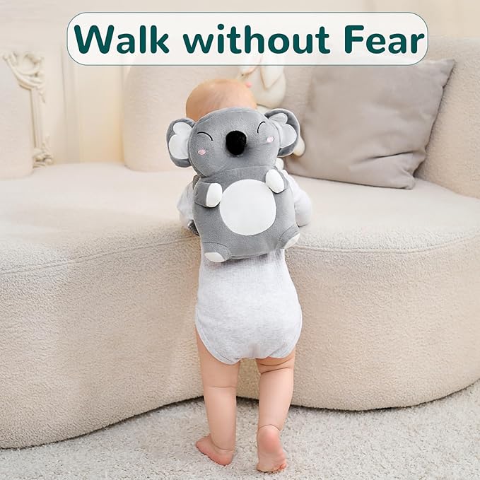 Baby Head Protector Backpack for Falling Crawling and Walking Toddler Essentials Harness Infant Koala Toys Helmets Baby Essentials Must Have 0.5-2 Years