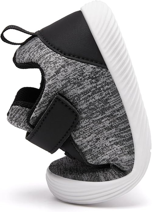 MORENDL Toddler Sneakers Baby Boys & Girls Barefoot Shoes Lightweight Breathable Walking Running Tennis Athletic Sport Shoes