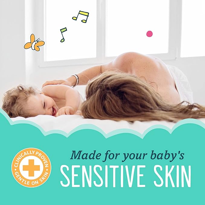 Seventh Generation Baby Wipes Sensitive Protection with Snap Seal Unscented Baby Wipes 64 Count