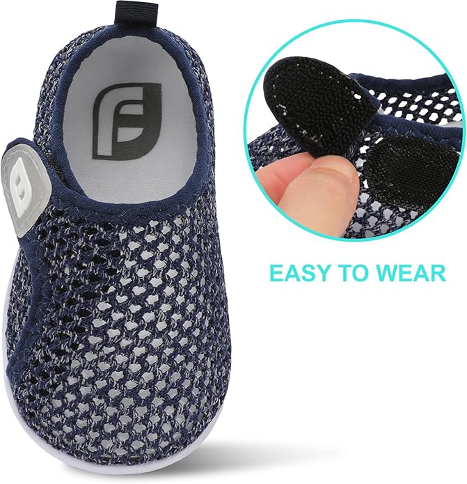 JOINFREE Baby Toddler Water Shoes Boys Girls Sandals Barefoot Kids Breathable Sneakers Shoes for Walking Running
