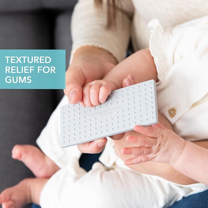 Bumkins Teething Freezer Toys (Nintendo Remote) Teether for Babies - Relief for Gums, For 3 Months Up, Freezable Silicone